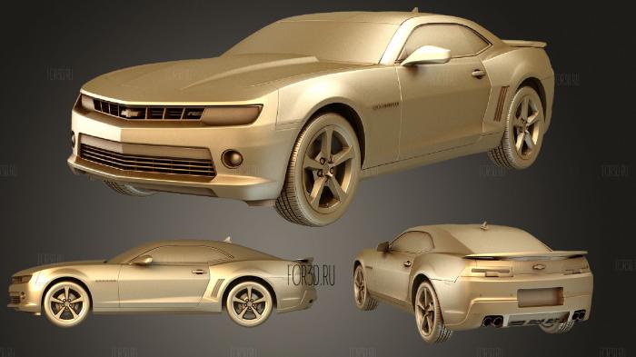 Chevrolet camaro rs 3d stl модель для ЧПУ